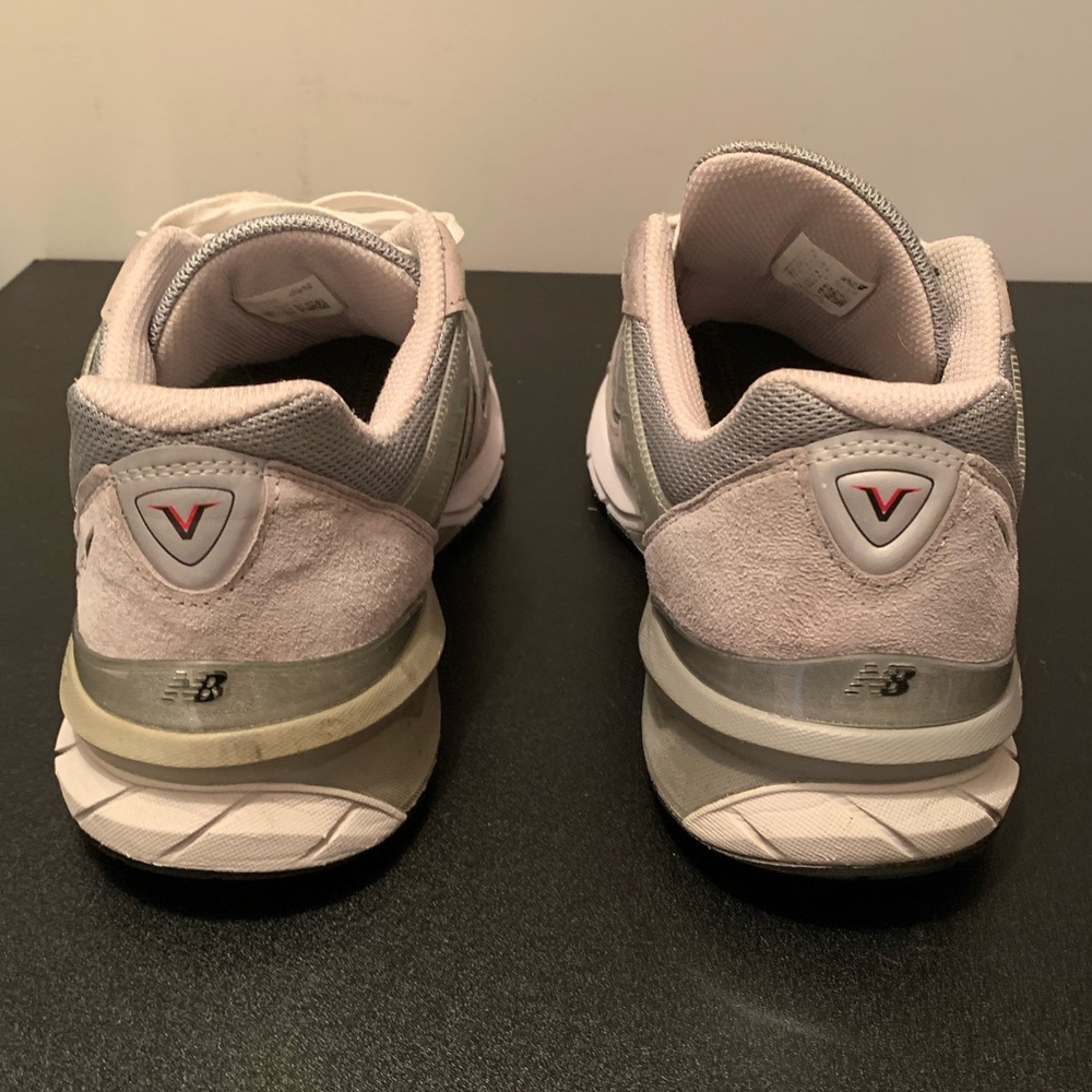 New Balance 990v5 Wide Men's Size 14 2E US Gray Suede Athletic Shoes M990GL5 - Picture 4 of 8